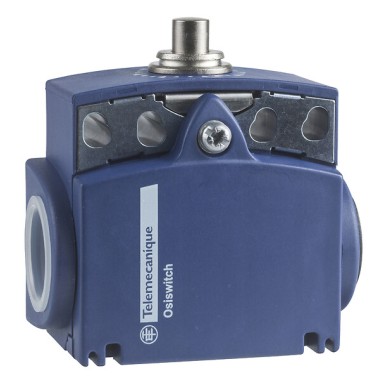 XCKT2510N12 - Telemecanique - Limit switch, Limit switches XC Standard, XCKT, metal end plunger, 1NC+1 NO, slow, 1/2NPT