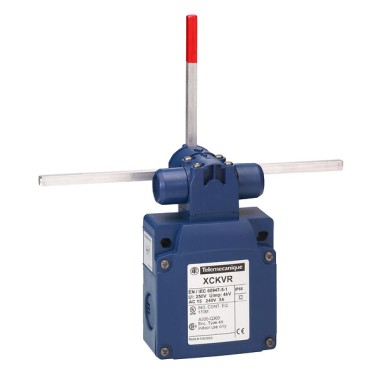 XCKVR44D2H29 - Telemecanique - Limit switch, Limit switches XC Standard, XCKVR, reverse head stay put crossed rods, 2x(NC+NO), slow, M20