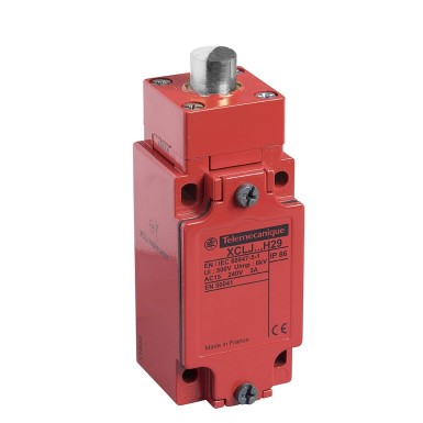 XCLJ561H29 - Limit switch, Limit switches XC Standard, XCLJ, red body steel, steel end plunger, NC and NC slow contacts - Schneider Electric - Limit switch, Limit switches XC Standard, XCLJ, red body steel, steel end plunger, NC and NC slow contacts - Schneider Electric - 0