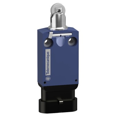 XCMD2502AM4 - Telemecanique - Limit switch, Limit switches XC Standard, XCMD, steel roller plunger, 1NC+1 NO, slow, AMP 4P
