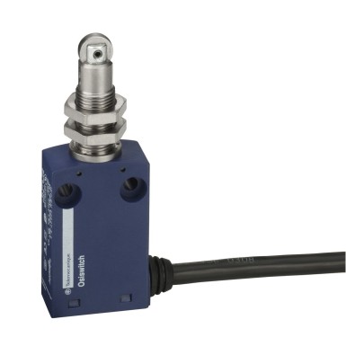 XCMN21F2L1 - Limit switch, Limit switches XC Standard, XCMN, M12 steel roller plunger, 1NC+1 NO, snap, 1 m - Schneider Electric - Limit switch, Limit switches XC Standard, XCMN, M12 steel roller plunger, 1NC+1 NO, snap, 1 m - Schneider Electric - 0