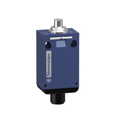XCMV2110M12 - Telemecanique - Limit switch, Limit switches XC Standard, XCMD, metal end plunger, 1NC+1 NO, snap, M12