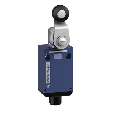 XCMV2115M12 - Telemecanique - Limit switch, Limit switches XC Standard, XCMD, plastic lever, 1NC+1 NO, snap, M12