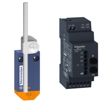 XCMW159 - Wireless limit switch XCMW - plastic rod lever 6mm - Telemecanique - Wireless limit switch XCMW - plastic rod lever 6mm - Telemecanique - 0