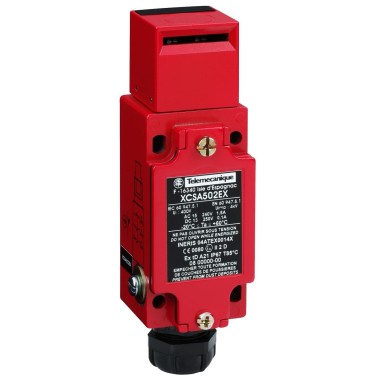 XCSA502EX - Safety switch, Telemecanique Safety switches XCS, metal key operated XCSA, NC + 2 NO slow break, ATEX/IECEx - Schneider Electric - Safety switch, Telemecanique Safety switches XCS, metal key operated XCSA, NC + 2 NO slow break, ATEX/IECEx - Schneider Electric - 0