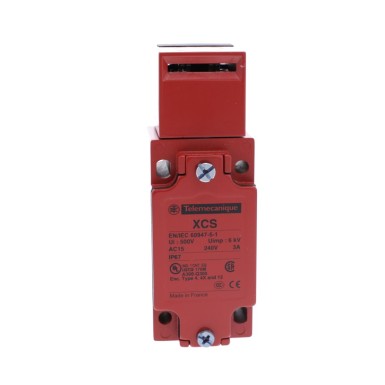 XCSA802 - Safety switch, Telemecanique Safety switches XCS, metal XCSA, 3 NC, slow break, 1 entry tapped M20 - Schneider Electric - Safety switch, Telemecanique Safety switches XCS, metal XCSA, 3 NC, slow break, 1 entry tapped M20 - Schneider Electric - 1