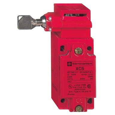 XCSC522 - Safety switch, Telemecanique Safety switches XCS, metal XCSC, 1 NC + 2 NO, slow break, 1 entry tapped M20 - Schneider Electric - Safety switch, Telemecanique Safety switches XCS, metal XCSC, 1 NC + 2 NO, slow break, 1 entry tapped M20 - Schneider Electric - 0