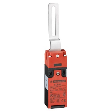 XCSPL581 - Telemecanique - Guard switch, Telemecanique Safety switches XCS, XCSPL, elbowed flush lever, centred, 1NC+1 NO, Pg11