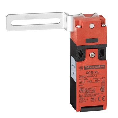 XCSPL791 - Telemecanique - Guard switch, Telemecanique Safety switches XCS, XCSPL, elbowed flush lever, to left, 2NC, Pg11