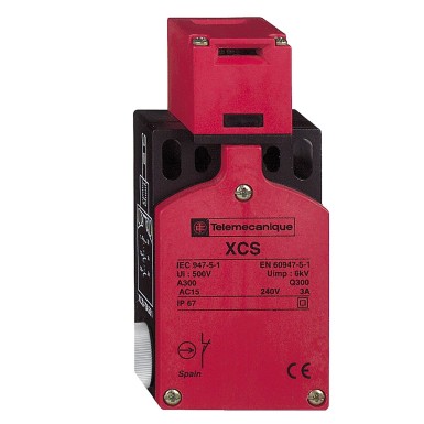 XCSTA593 - Safety switch, Telemecanique Safety switches XCS, plastic XCSTA, 1NC + 2 NO, slow break, 2 entries tapped 1/2" NPT - Schneider Electric - Safety switch, Telemecanique Safety switches XCS, plastic XCSTA, 1NC + 2 NO, slow break, 2 entries tapped 1/2" NPT - Schneider Electric - 0