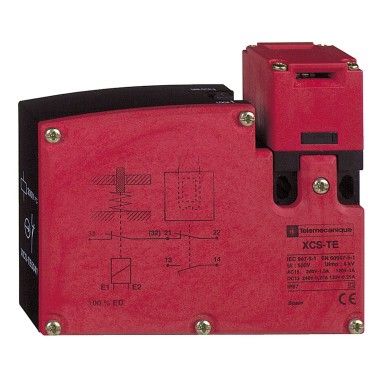 XCSTE5312 - Safety switch, Telemecanique Safety switches XCS, plastic XCSTE, 1NC + 1 NO, slow break, 1 entry tapped M16, 24 V - Schneider Electric - Safety switch, Telemecanique Safety switches XCS, plastic XCSTE, 1NC + 1 NO, slow break, 1 entry tapped M16, 24 V - Schneider Electric - 0