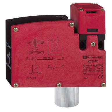 XCSTE5313 - Safety switch, Telemecanique Safety switches XCS, plastic XCSTE, 1NC+1 NO, slow break, 1 entry tapped 1/2" NPT -24 V - Schneider Electric - Safety switch, Telemecanique Safety switches XCS, plastic XCSTE, 1NC+1 NO, slow break, 1 entry tapped 1/2" NPT -24 V - Schneider Electric - 0