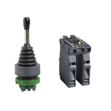 XD5PA14 - Joystick controller, Harmony XB5, 22mm, 4 direction, stay put, 1NO per direction - Schneider Electric - Joystick controller, Harmony XB5, 22mm, 4 direction, stay put, 1NO per direction - Schneider Electric - 0