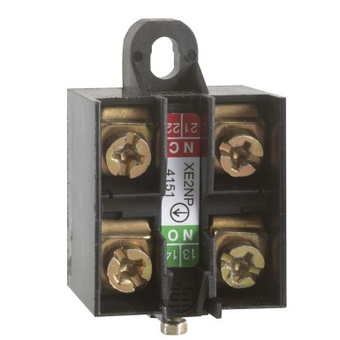 XE2NP4151 - slow-break contact block - for 1 step foot switch - 1 NC + 1 NO - Schneider Electric - slow-break contact block - for 1 step foot switch - 1 NC + 1 NO - Schneider Electric - 0