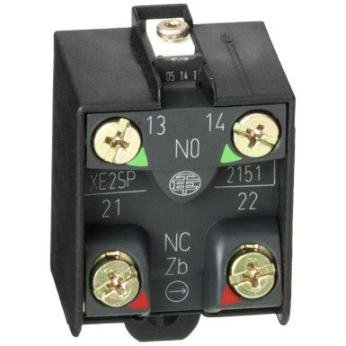 XE2SP2151 - Limit switch contact block, Limit switches XC Standard, 1NC+1 NO, snap action - Schneider Electric - Limit switch contact block, Limit switches XC Standard, 1NC+1 NO, snap action - Schneider Electric - 0