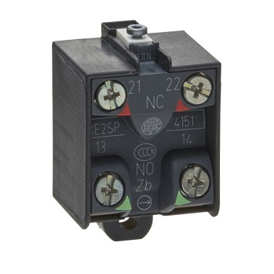 XE2SP4151 - Harmony XPE, Contact block, snap action, for 1 step or 2 step foot switch, 1 NO + 1 NC - Schneider Electric - Harmony XPE, Contact block, snap action, for 1 step or 2 step foot switch, 1 NO + 1 NC - Schneider Electric - 0