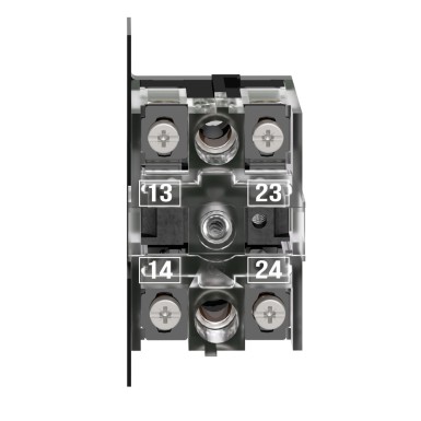 XENB1181 - Harmony XAC, Single contact block, spring return, 2speed, spring return, front mounting, 2 NO - Schneider Electric - Harmony XAC, Single contact block, spring return, 2speed, spring return, front mounting, 2 NO - Schneider Electric - 1