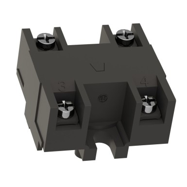 XESB2011 - Harmony XAC, Single contact block, spring return, front mounting, single speed C/O for XACB91** oper - Schneider Electric - Harmony XAC, Single contact block, spring return, front mounting, single speed C/O for XACB91** oper - Schneider Electric - 3