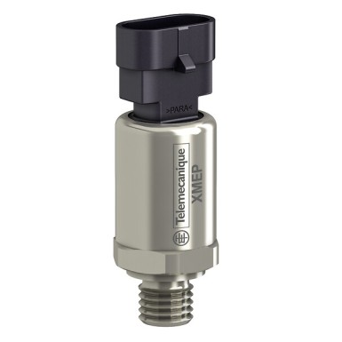 XMEP400BV71F - Telemecanique - Electronic pressure sensors, Pressure sensors XM, transmitter, XMEP, 400 bar, G1/4 A male, 0...10 V, AMP Sup, set of 1