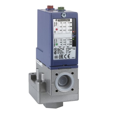 XMLB002A2S11 - Pressure switch XMLB 2.5 bar adjustable scale 2 thresholds 1 C/O - Schneider Electric - Pressure switch XMLB 2.5 bar adjustable scale 2 thresholds 1 C/O - Schneider Electric - 0