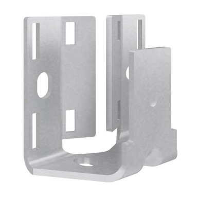 XMLPZLV01 - Pressure sensors XM, fixing bracket - Telemecanique - Pressure sensors XM, fixing bracket, for ZMLP display & switch, vertical surface or pipe - Telemecanique - 0