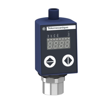 XMLRM01G1N75 - Electronic pressure sensors, Pressure sensors XM, XMLR 1 bar, G 1/4, 24 VDC, 0...10 V, NPN, M12 - Schneider Electric - Electronic pressure sensors, Pressure sensors XM, XMLR 1 bar, G 1/4, 24 VDC, 0...10 V, NPN, M12 - Schneider Electric - 0