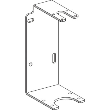 XMLZL006 - Pressure sensors XM, rear fixing bracket for vibrations > 4 gn, for pressure switch XML - Schneider Electric - Pressure sensors XM, rear fixing bracket for vibrations > 4 gn, for pressure switch XML - Schneider Electric - 0