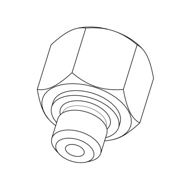 XMLZL012 - Pressure sensors XM, adaptor G1/4 / G3/8 male/female, for pressure switch XML - Schneider Electric - Pressure sensors XM, adaptor G1/4 / G3/8 male/female, for pressure switch XML - Schneider Electric - 0