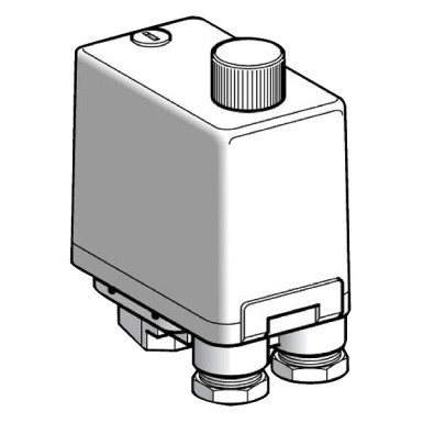 XMPC06C2374 - Telemecanique - Pressure sensors XM, pressure sensor XMP, 6 bar, G 1/2 female, 3 NC, ON/OFF knob control