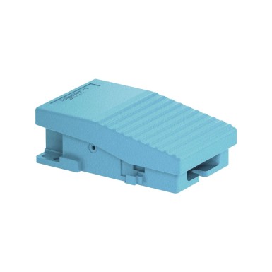 XPEM110 - Harmony XPE, Single foot switch, metal, blue, without cover, 1 step, 1 contact 1 NC+NO, IP66 - Schneider Electric - Harmony XPE, Single foot switch, metal, blue, without cover, 1 step, 1 contact 1 NC+NO, IP66 - Schneider Electric - 0