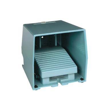 XPEM329 - Single foot switch, Harmony XPE, metallic, blue, with cover, 1 step with analog output, 2 contacts 1NC+NO, IP66 - Schneider Electric - Single foot switch, Harmony XPE, metallic, blue, with cover, 1 step with analog output, 2 contacts 1NC+NO, IP66 - Schneider Electric - 0