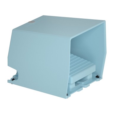 XPEM510 - Single foot switch, Harmony XPE, metal, blue, with cover, trigger mechanism, 1 step, 1 contact 1NC+NO, IP66 - Schneider Electric - Single foot switch, Harmony XPE, metal, blue, with cover, trigger mechanism, 1 step, 1 contact 1NC+NO, IP66 - Schneider Electric - 0