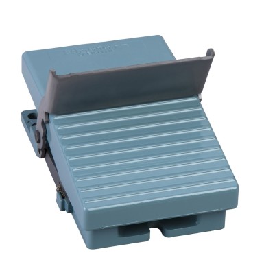 XPEM810 - Single foot switch, Harmony XPE, metal, blue, without cover, trigger mechanism, 1 step, 1 contact 1NC+NO, IP66 - Schneider Electric - Single foot switch, Harmony XPE, metal, blue, without cover, trigger mechanism, 1 step, 1 contact 1NC+NO, IP66 - Schneider Electric - 0