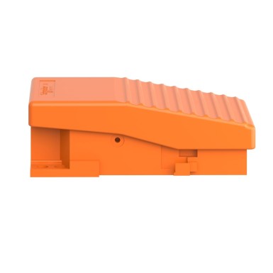 XPER211 - Harmony XPE, Single foot switch, metal, orange, without cover, 2 steps, 2 contacts 1 NC+NO, IP66 - Schneider Electric - Harmony XPE, Single foot switch, metal, orange, without cover, 2 steps, 2 contacts 1 NC+NO, IP66 - Schneider Electric - 3