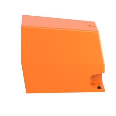 XPER611 - Harmony XPE, Single foot switch, metal, orange, with cover, 2 steps, 2 contacts 1 NC+NO, IP66 - Schneider Electric - Harmony XPE, Single foot switch, metal, orange, with cover, 2 steps, 2 contacts 1 NC+NO, IP66 - Schneider Electric - 3