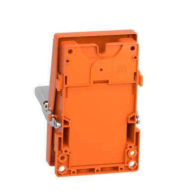 XPER810 - Single foot switch, Harmony XPE, metal, orange, without cover, trigger mechanism, 1 step, 1 contact 1NC+NO, IP66 - Schneider Electric - Single foot switch, Harmony XPE, metal, orange, without cover, trigger mechanism, 1 step, 1 contact 1NC+NO, IP66 - Schneider Electric - 1