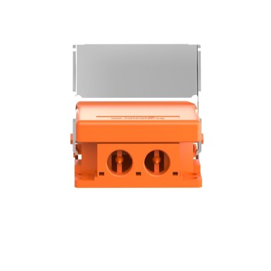 XPER810 - Single foot switch, Harmony XPE, metal, orange, without cover, trigger mechanism, 1 step, 1 contact 1NC+NO, IP66 - Schneider Electric - Single foot switch, Harmony XPE, metal, orange, without cover, trigger mechanism, 1 step, 1 contact 1NC+NO, IP66 - Schneider Electric - 3