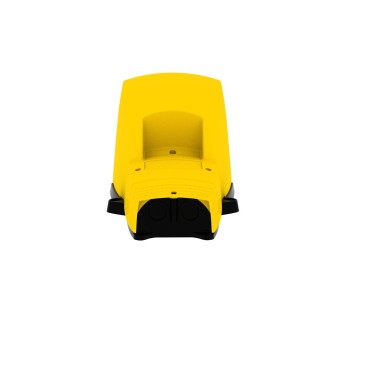 XPEY510 - Single foot switch, Harmony XPE, plastic, yellow, with cover, trigger mechanism, 1 step, 1 contact 1NC+NO, IP55 - Schneider Electric - Single foot switch, Harmony XPE, plastic, yellow, with cover, trigger mechanism, 1 step, 1 contact 1NC+NO, IP55 - Schneider Electric - 1