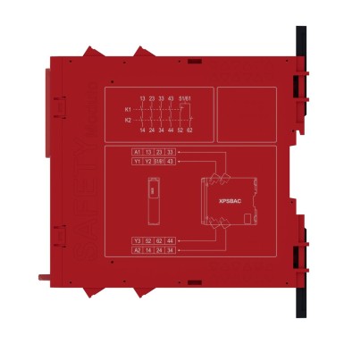 XPSBAC14AP - Estop or guard ,Harmony XPS, connected to supply terminals 24 V AC/DC , no inputs, screw - Schneider Electric - Estop or guard ,Harmony XPS, connected to supply terminals 24 V AC/DC , no inputs, screw - Schneider Electric - 3