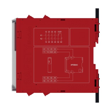 XPSBAC34AP - Estop or guard ,Harmony XPS, connected to supply terminals 48-240 V AC/DC , no inputs, screw - Schneider Electric - Estop or guard ,Harmony XPS, connected to supply terminals 48-240 V AC/DC , no inputs, screw - Schneider Electric - 1