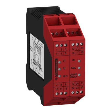 XPSLCMUT1160 - Preventa safety module, Preventa Safety automation, XPSLC, Monitoring mute function light curtain, type2, type4 - Schneider Electric - Preventa safety module, Preventa Safety automation, XPSLC, Monitoring mute function light curtain, type2, type4 - Schneider Electric - 0