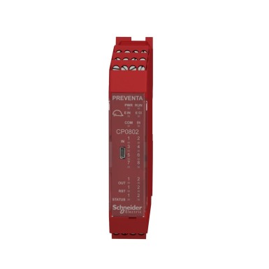 XPSMCMCP0802 - Controller with 8 inputs 2 outputs monitors expansion modules with screw term - Schneider Electric - Controller with 8 inputs 2 outputs monitors expansion modules with screw term - Schneider Electric - 6