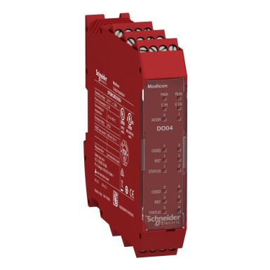 XPSMCMDO0004 - 4 Digital output pairs expansion modules with screw term - Schneider Electric - 4 Digital output pairs expansion modules with screw term - Schneider Electric - 0