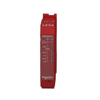 XPSMCMRO0004 - 4 safety relay output expansion with backplane connection with screw term - Schneider Electric - 4 safety relay output expansion with backplane connection with screw term - Schneider Electric - 2