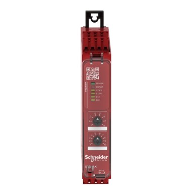 XPSUAK12AC - Safety module, Harmony Safety Automation, Cat.4, features XPSUAF + PNP/NPN, safety mat, 24v AC/DC, spring - Schneider Electric - Safety module, Harmony Safety Automation, Cat.4, features XPSUAF + PNP/NPN, safety mat, 24v AC/DC, spring - Schneider Electric - 4