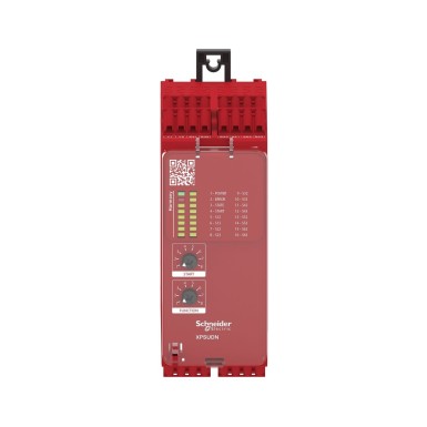 XPSUDN13AC - Safety module, Harmony Safety Automation, Cat.4, features 6*XPSUAF, 24v AC/DC, spring - Schneider Electric - Safety module, Harmony Safety Automation, Cat.4, features 6*XPSUAF, 24v AC/DC, spring - Schneider Electric - 1