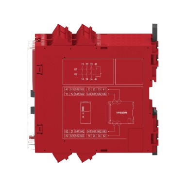 XPSUDN13AC - Safety module, Harmony Safety Automation, Cat.4, features 6*XPSUAF, 24v AC/DC, spring - Schneider Electric - Safety module, Harmony Safety Automation, Cat.4, features 6*XPSUAF, 24v AC/DC, spring - Schneider Electric - 5