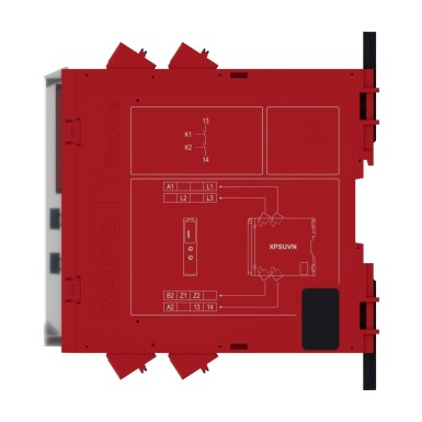 XPSUVN11AC - Safety module, Harmony Safety Automation, Zero speed monitoring with time delay, 24V AC/DC, spring - Schneider Electric - Safety module, Harmony Safety Automation, Zero speed monitoring with time delay, 24V AC/DC, spring - Schneider Electric - 5