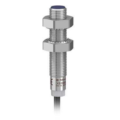 XS108BHNAL2 - Telemecanique - Inductive sensor XS1 M8, L42mm, brass, Sn2.5mm, 12..24VDC, cable 2m