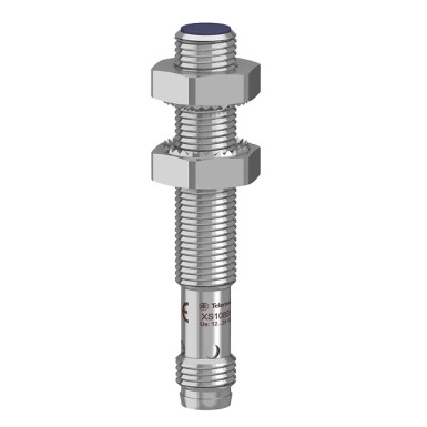 XS108BHNAM8 - Telemecanique - Inductive sensor XS1 M8, L50mm, brass, Sn2.5mm, 12..24VDC, M8